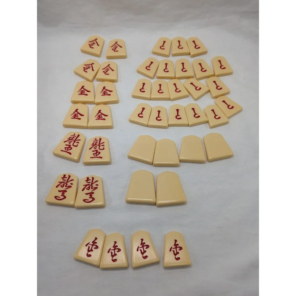 Japanese Shiogi Board Game Plastic Pieces